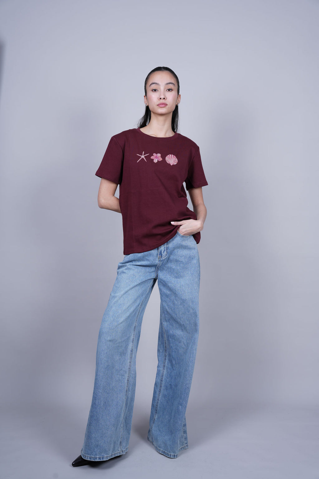 OCEAN ELEMENTS PRINT T-SHIRT