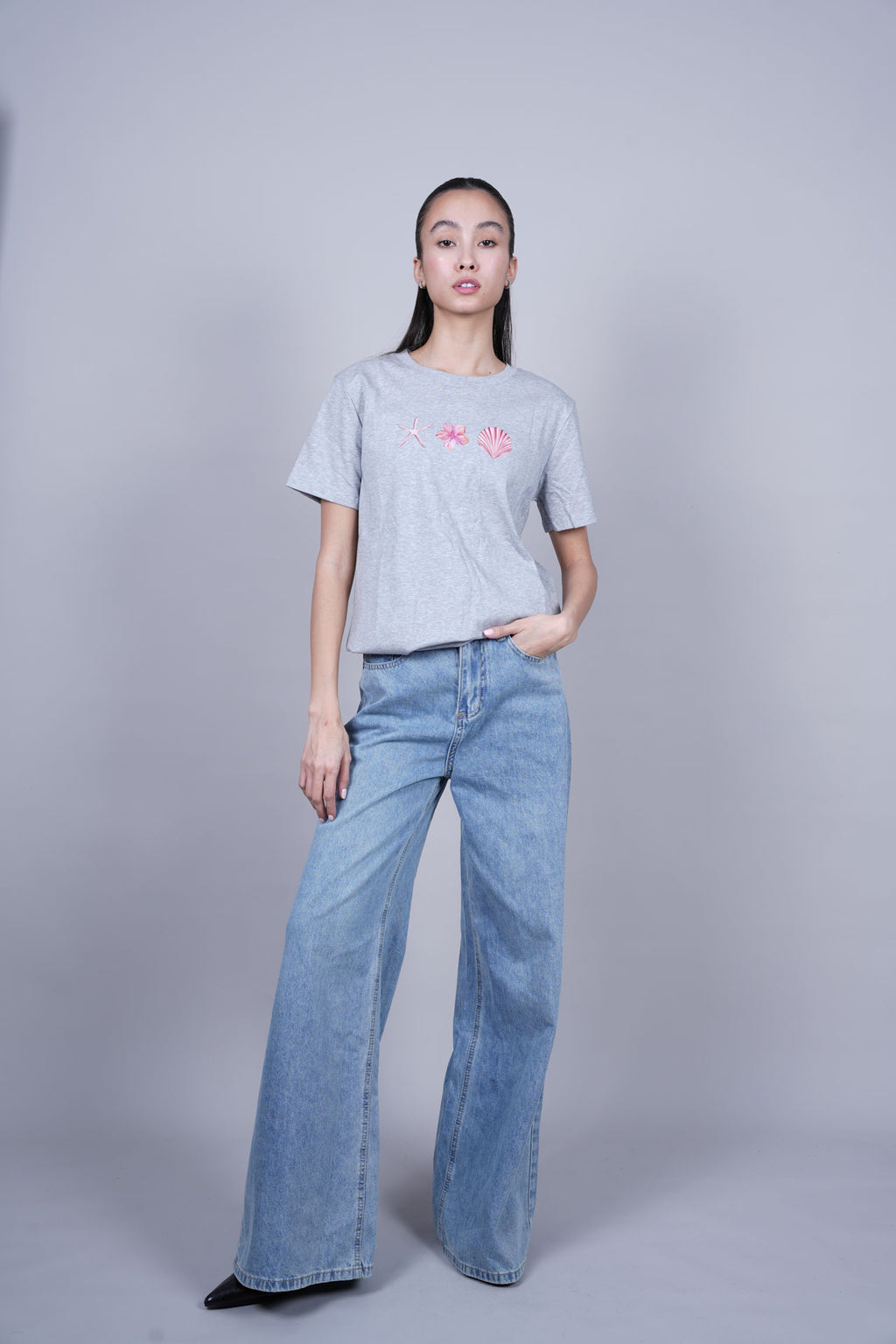 OCEAN ELEMENTS PRINT T-SHIRT