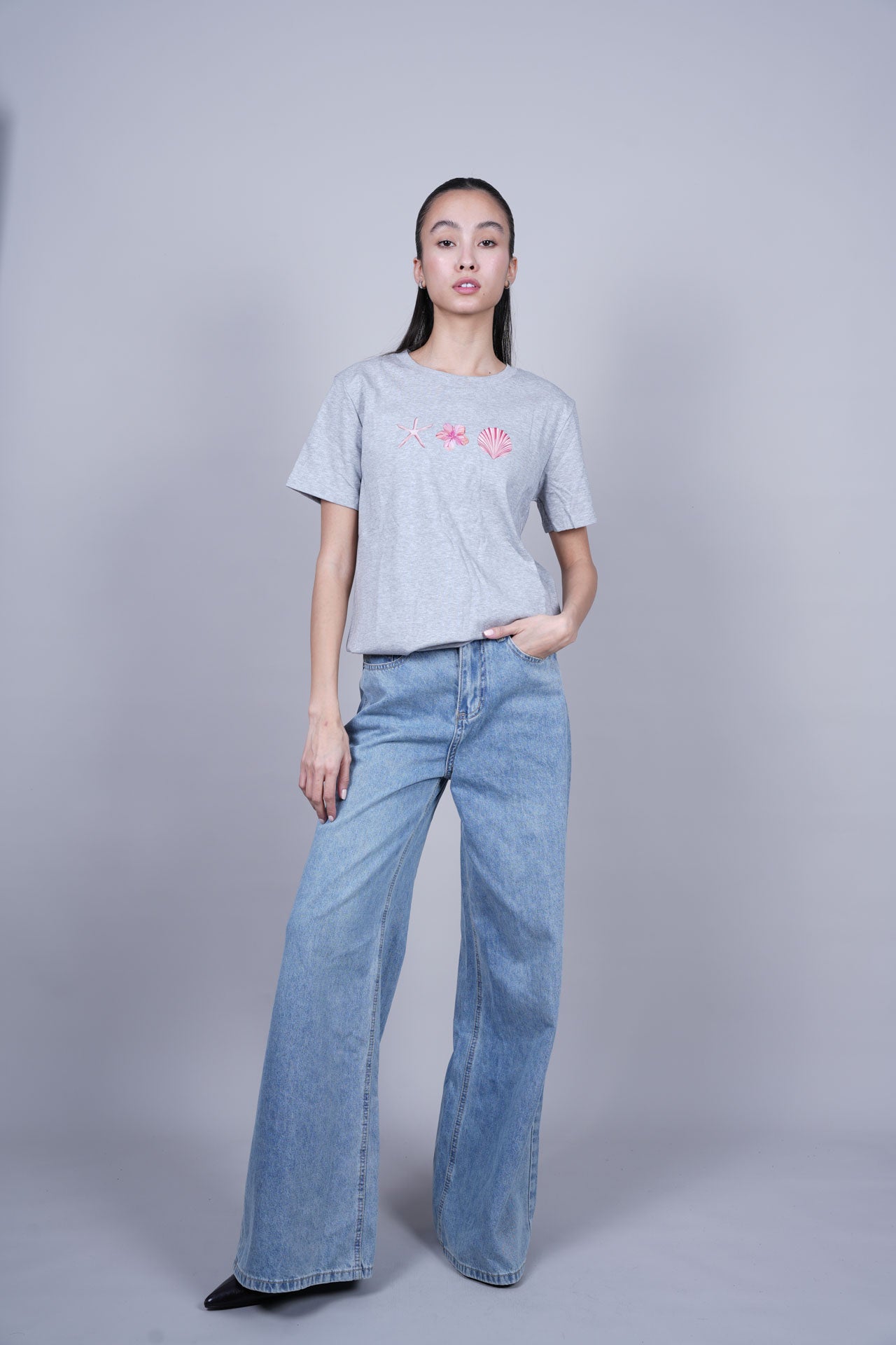 OCEAN ELEMENTS PRINT T-SHIRT