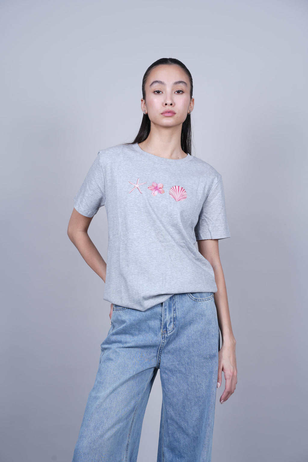 OCEAN ELEMENTS PRINT T-SHIRT