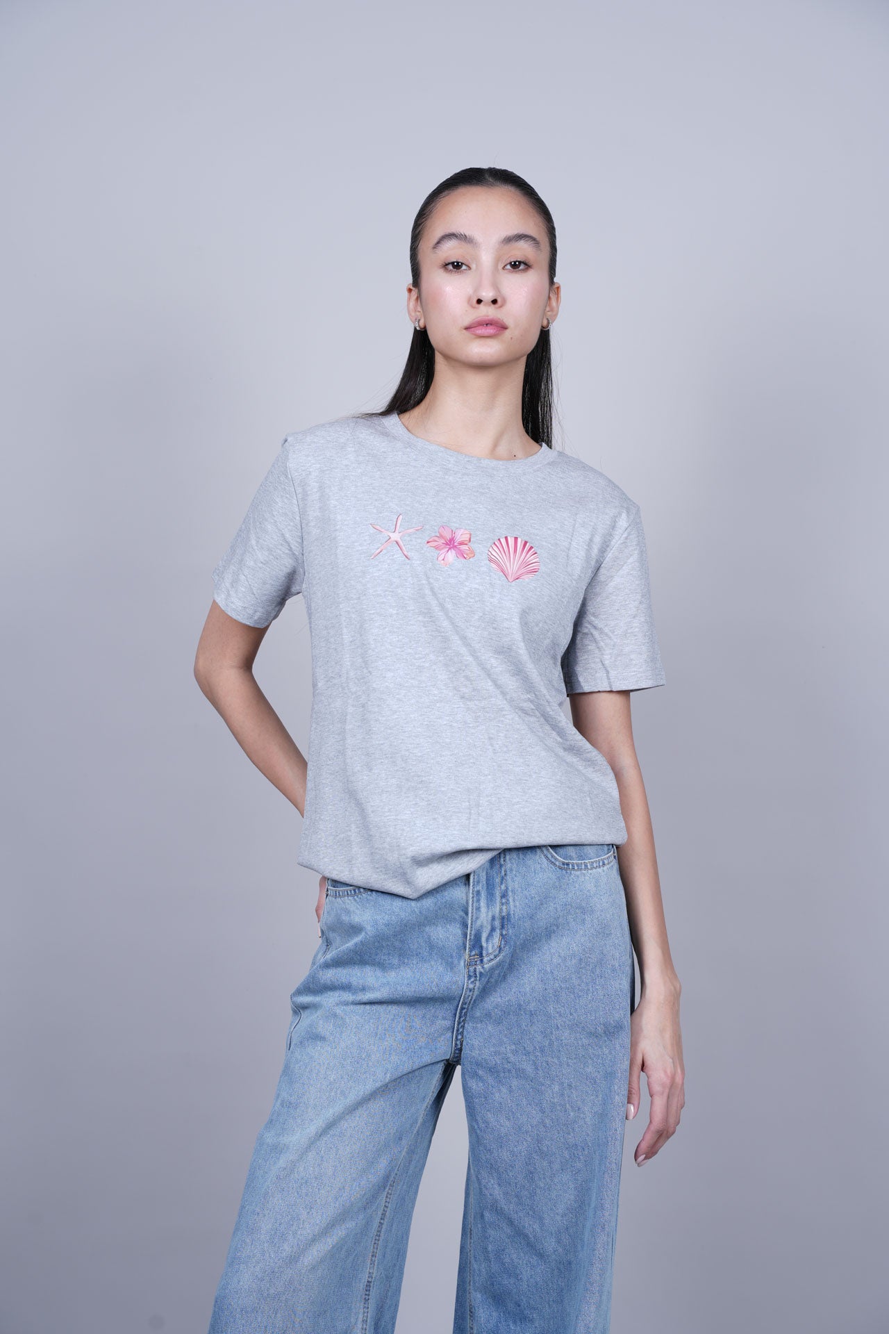 OCEAN ELEMENTS PRINT T-SHIRT
