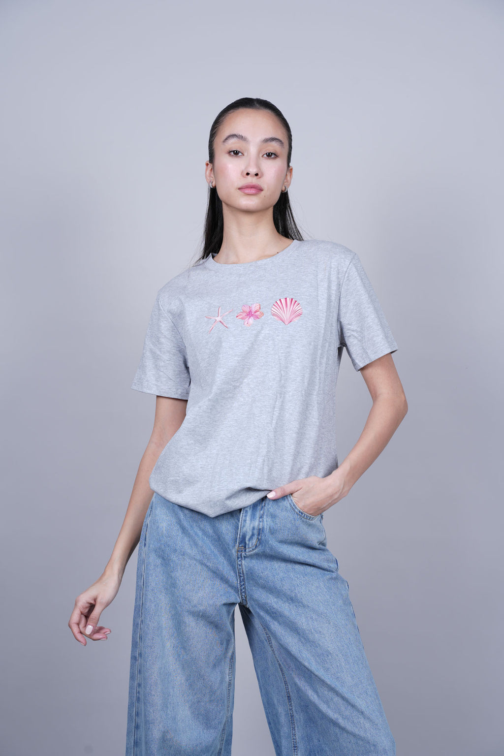 OCEAN ELEMENTS PRINT T-SHIRT