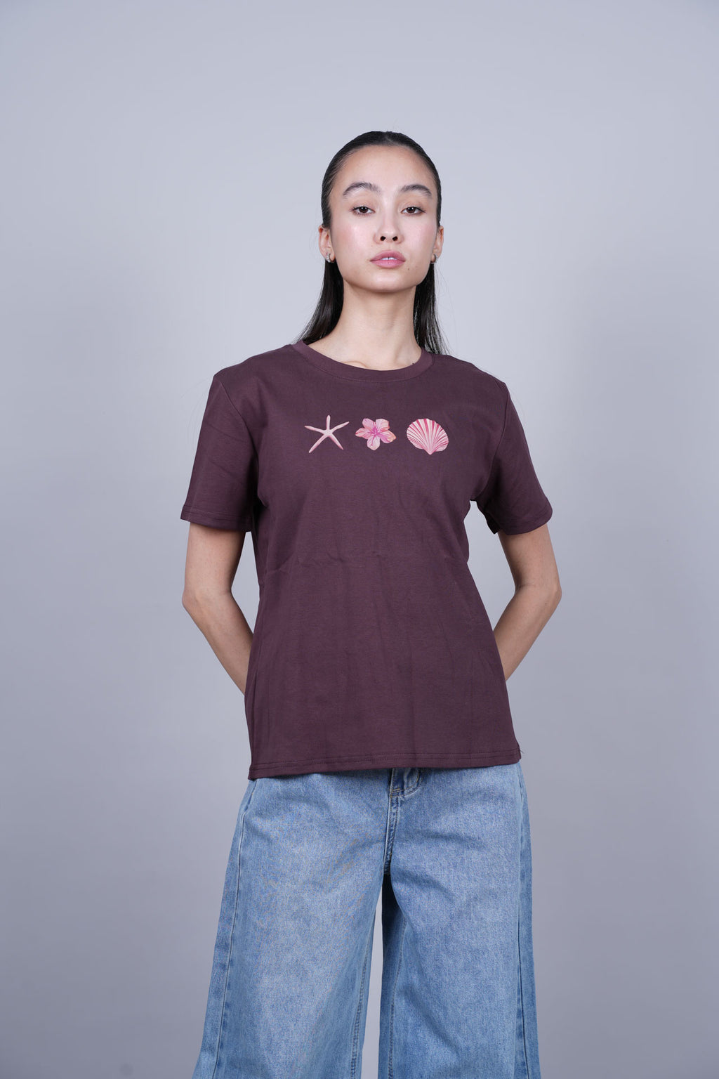 OCEAN ELEMENTS PRINT T-SHIRT