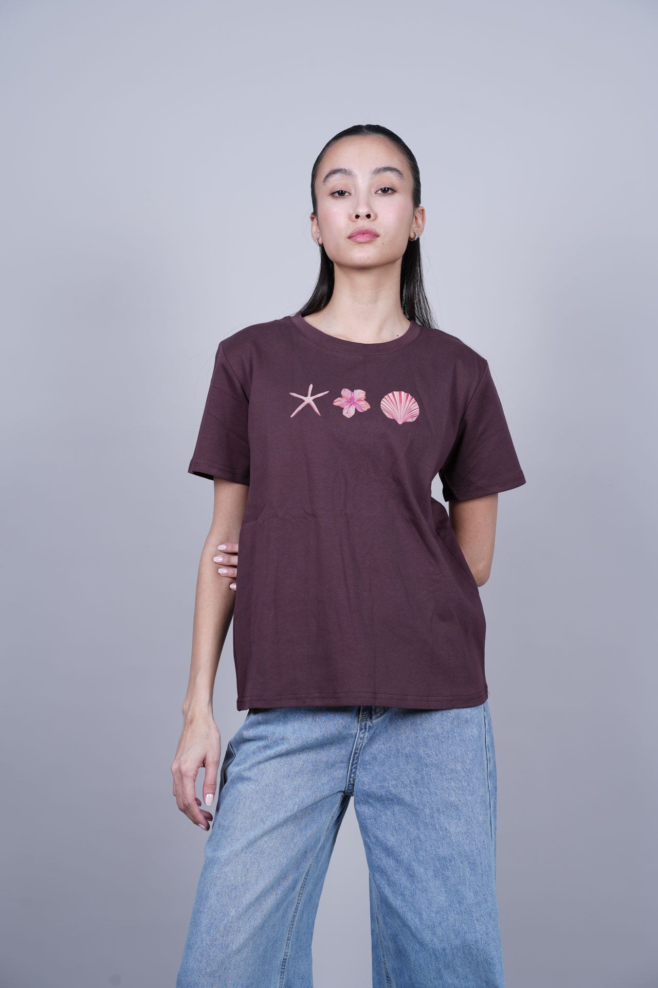 OCEAN ELEMENTS PRINT T-SHIRT