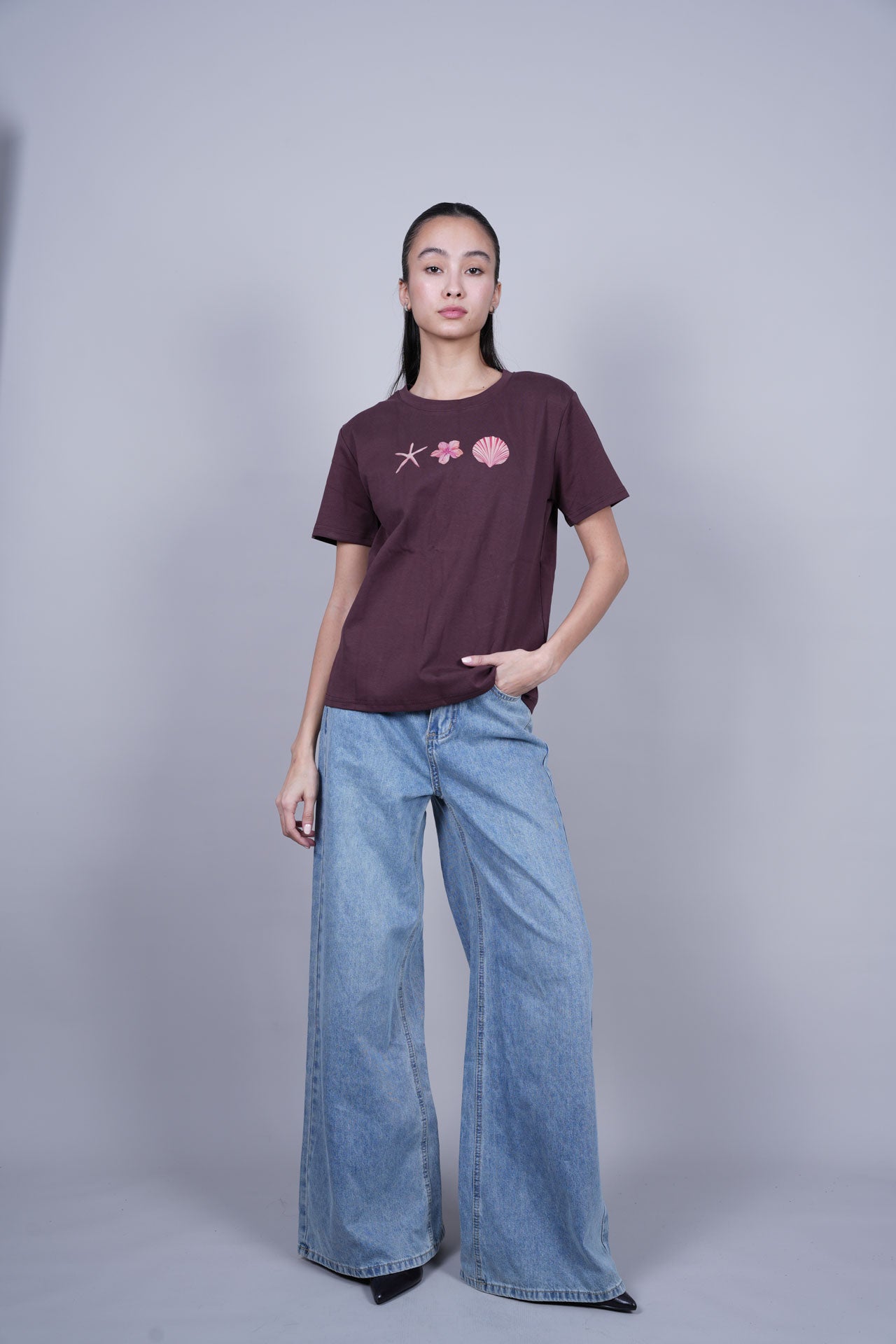 OCEAN ELEMENTS PRINT T-SHIRT