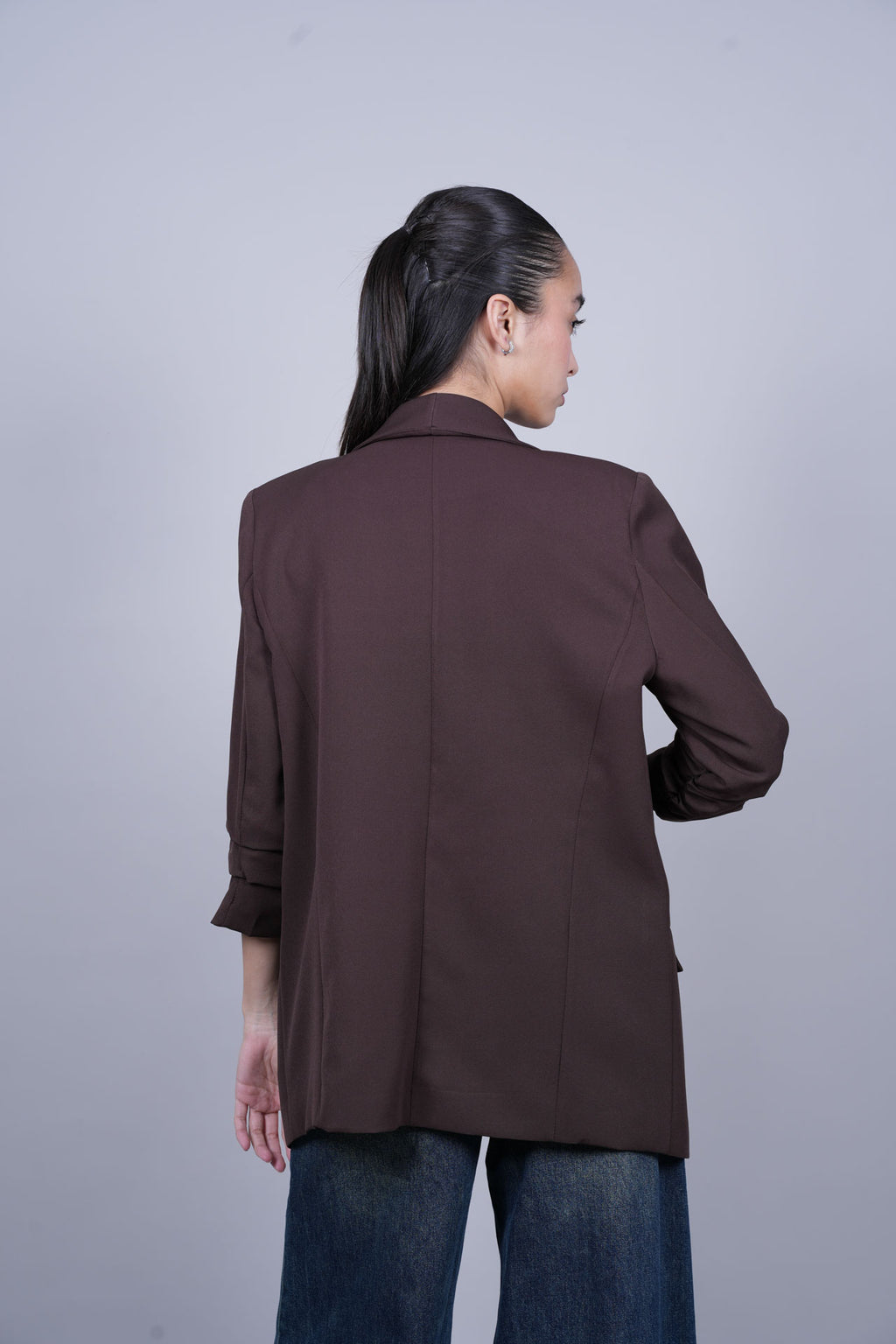 TAILORED OPEN-FRONT BLAZER