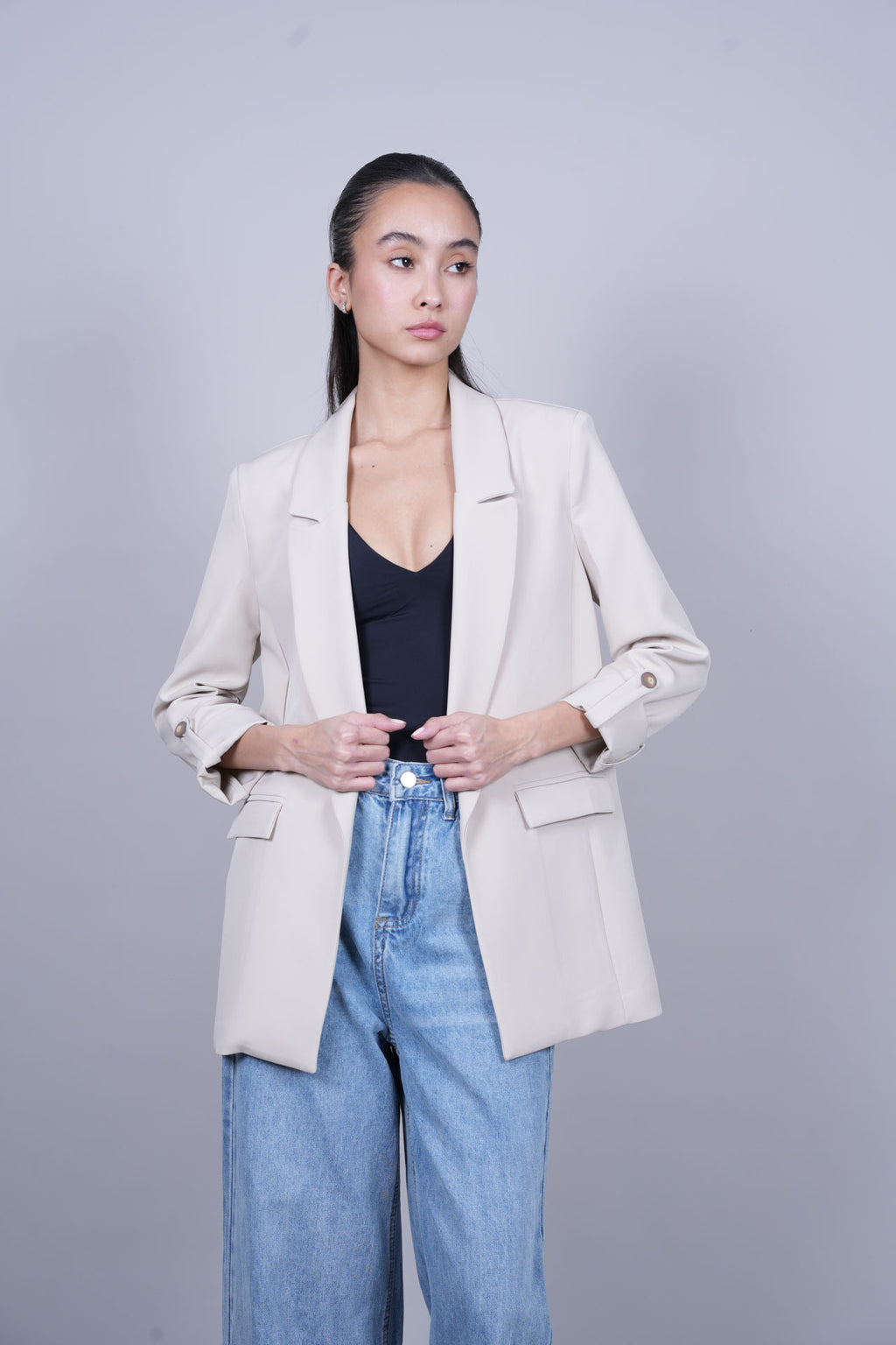 TAILORED SINGLE-BREASTED BLAZER