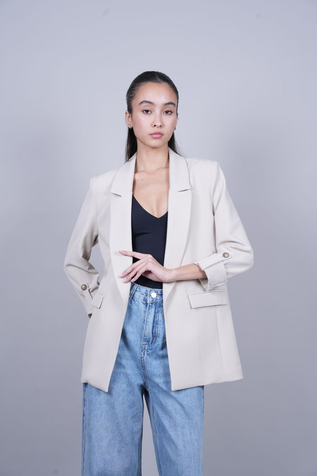 TAILORED SINGLE-BREASTED BLAZER