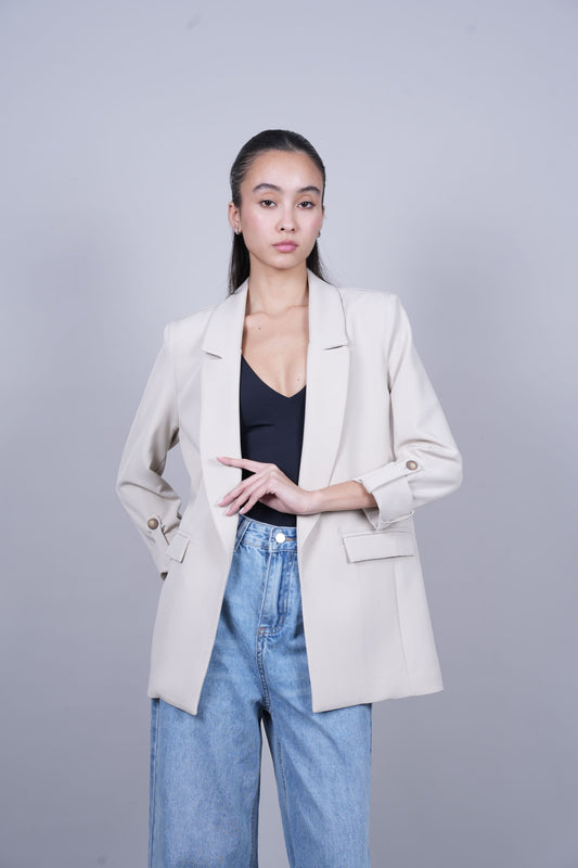 TAILORED SINGLE-BREASTED BLAZER