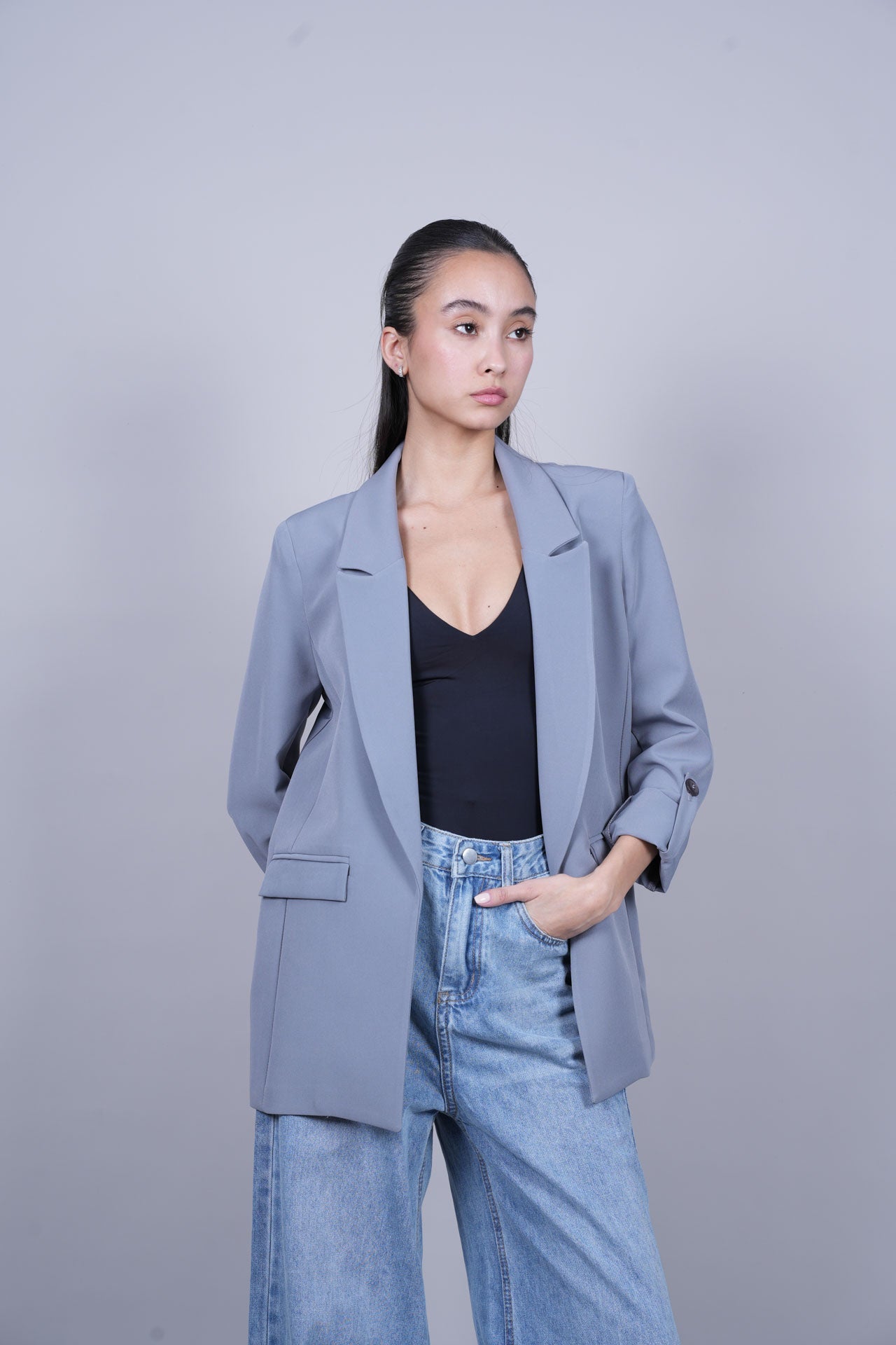 TAILORED SINGLE-BREASTED BLAZER