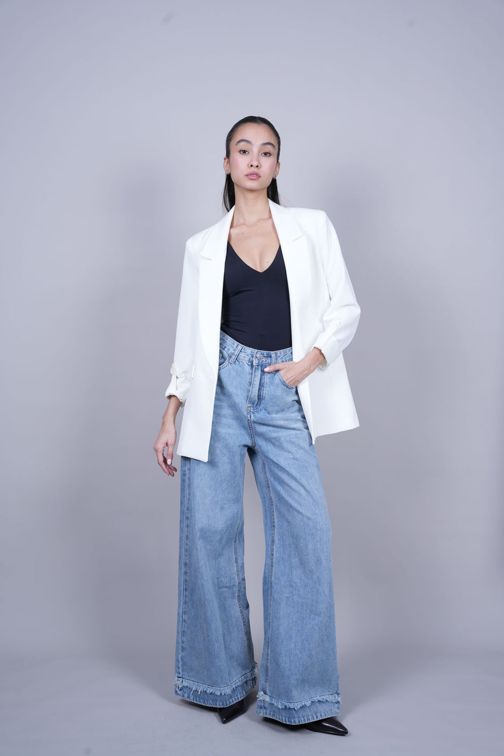 TAILORED SINGLE-BREASTED BLAZER