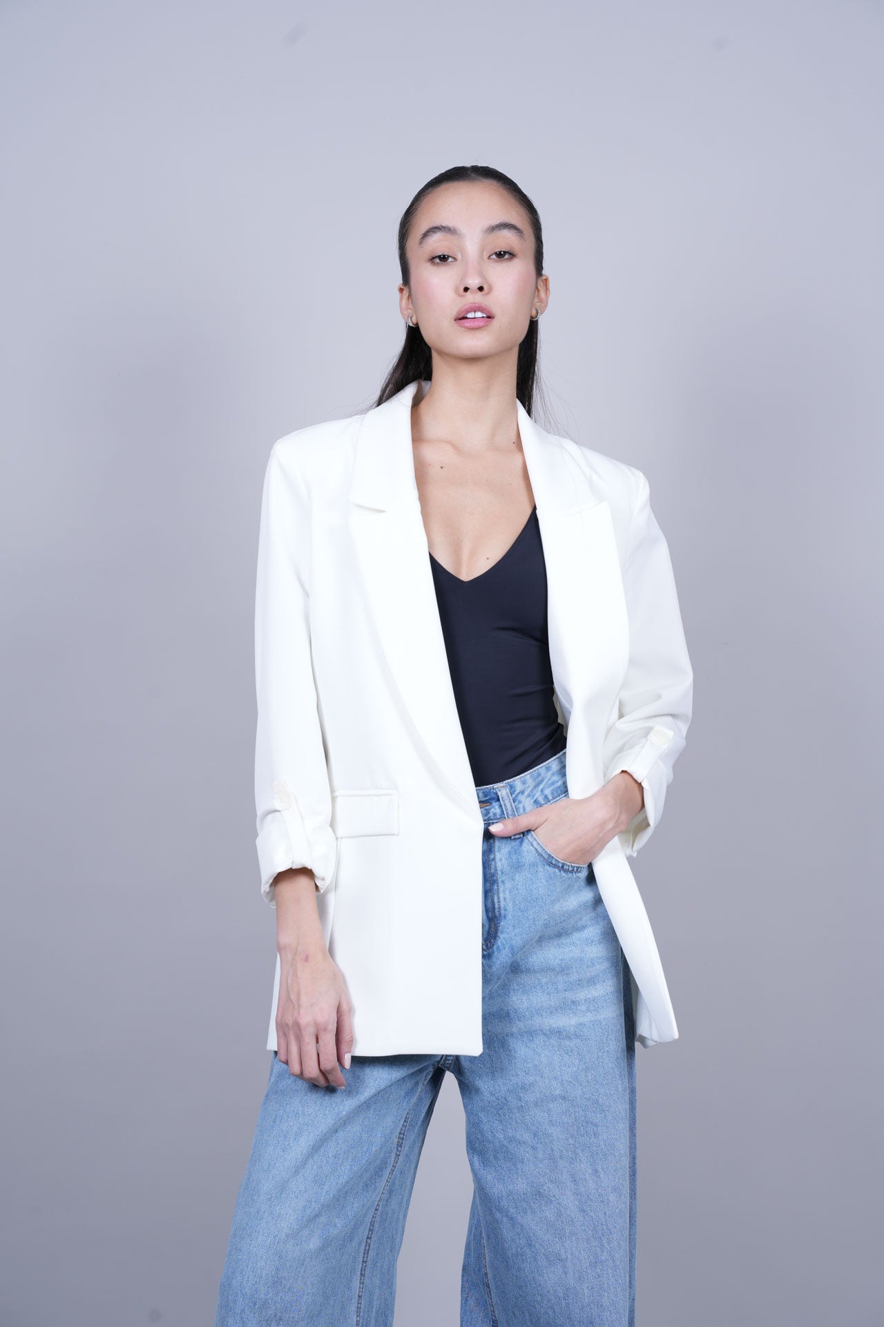 TAILORED SINGLE-BREASTED BLAZER