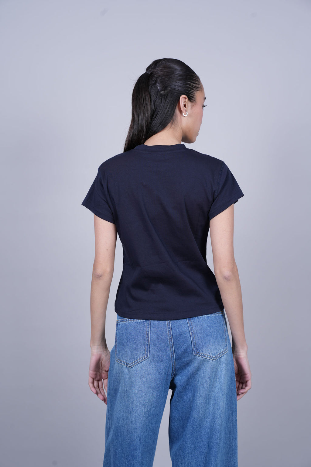 WHITE FOX FLORAL GRAPHIC T-SHIRT