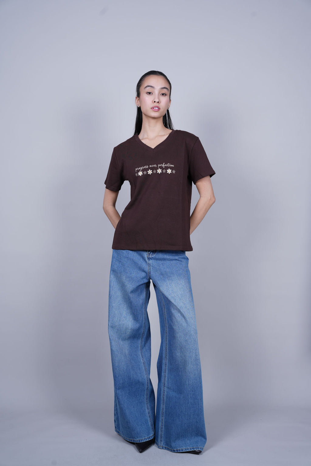 PROGRESS OVER PERFECTION PRINT TEE