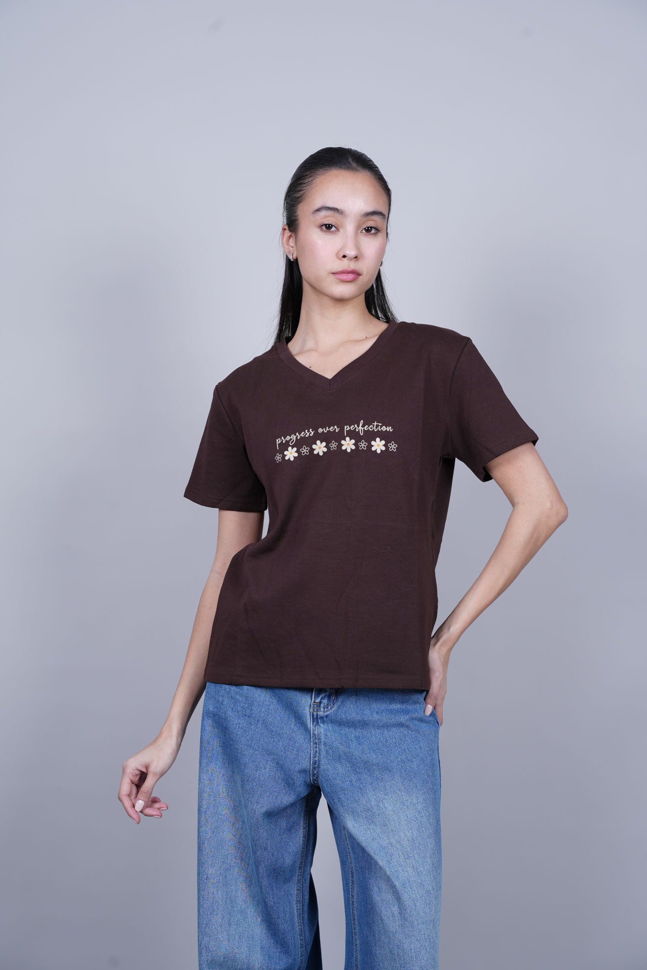 PROGRESS OVER PERFECTION PRINT TEE