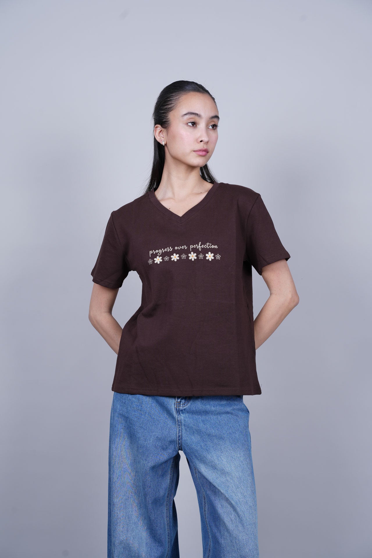 PROGRESS OVER PERFECTION PRINT TEE