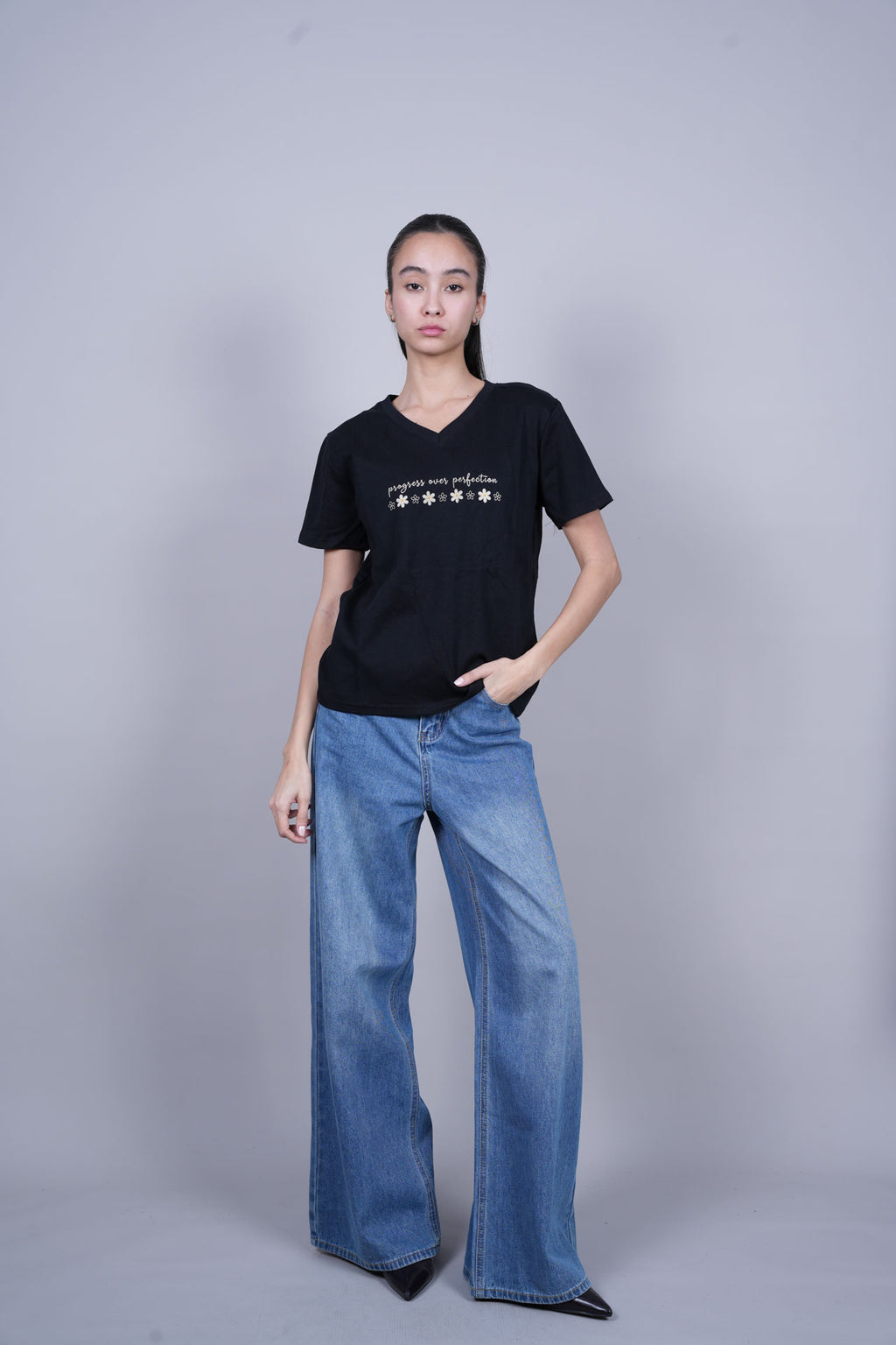 PROGRESS OVER PERFECTION PRINT TEE