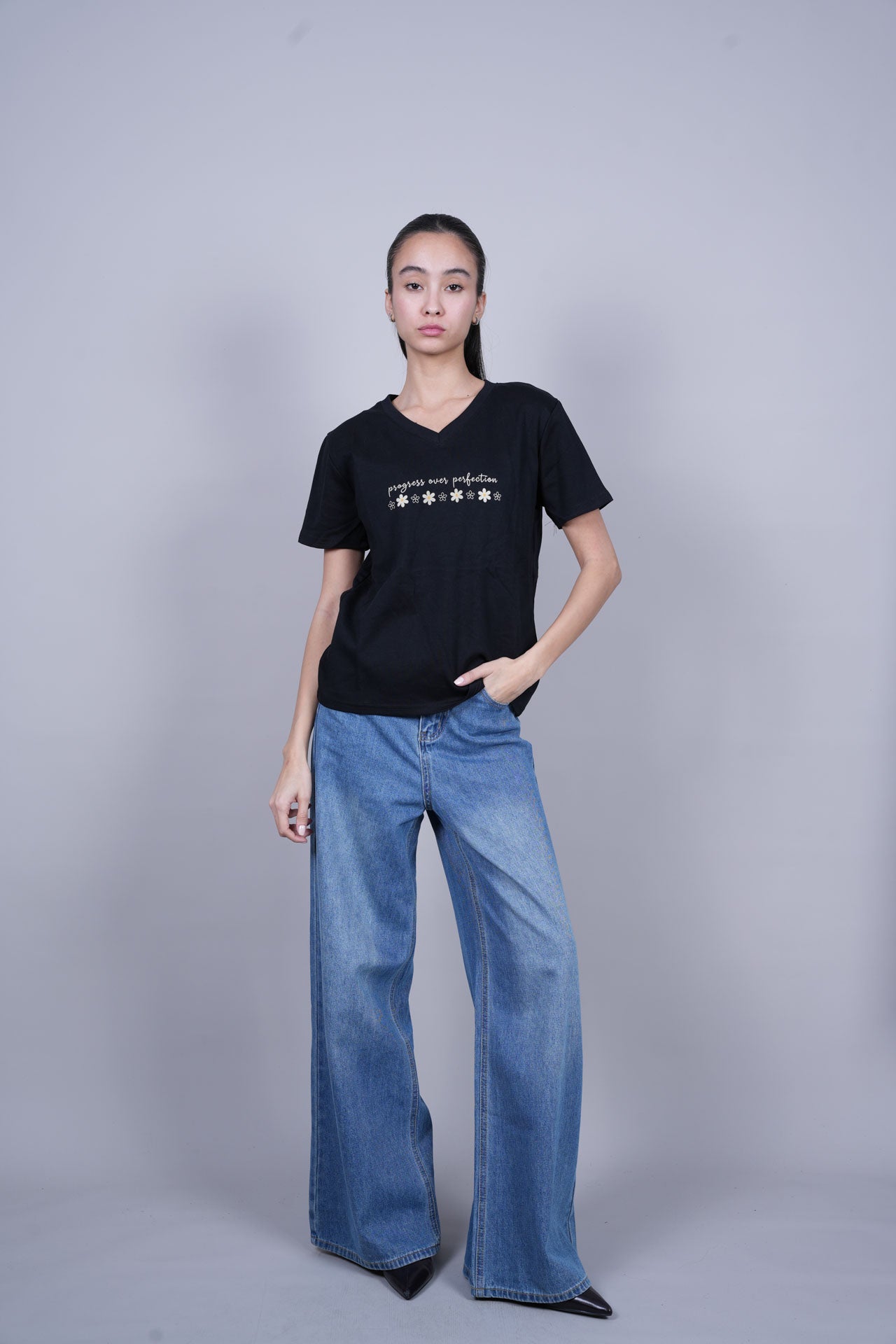 PROGRESS OVER PERFECTION PRINT TEE