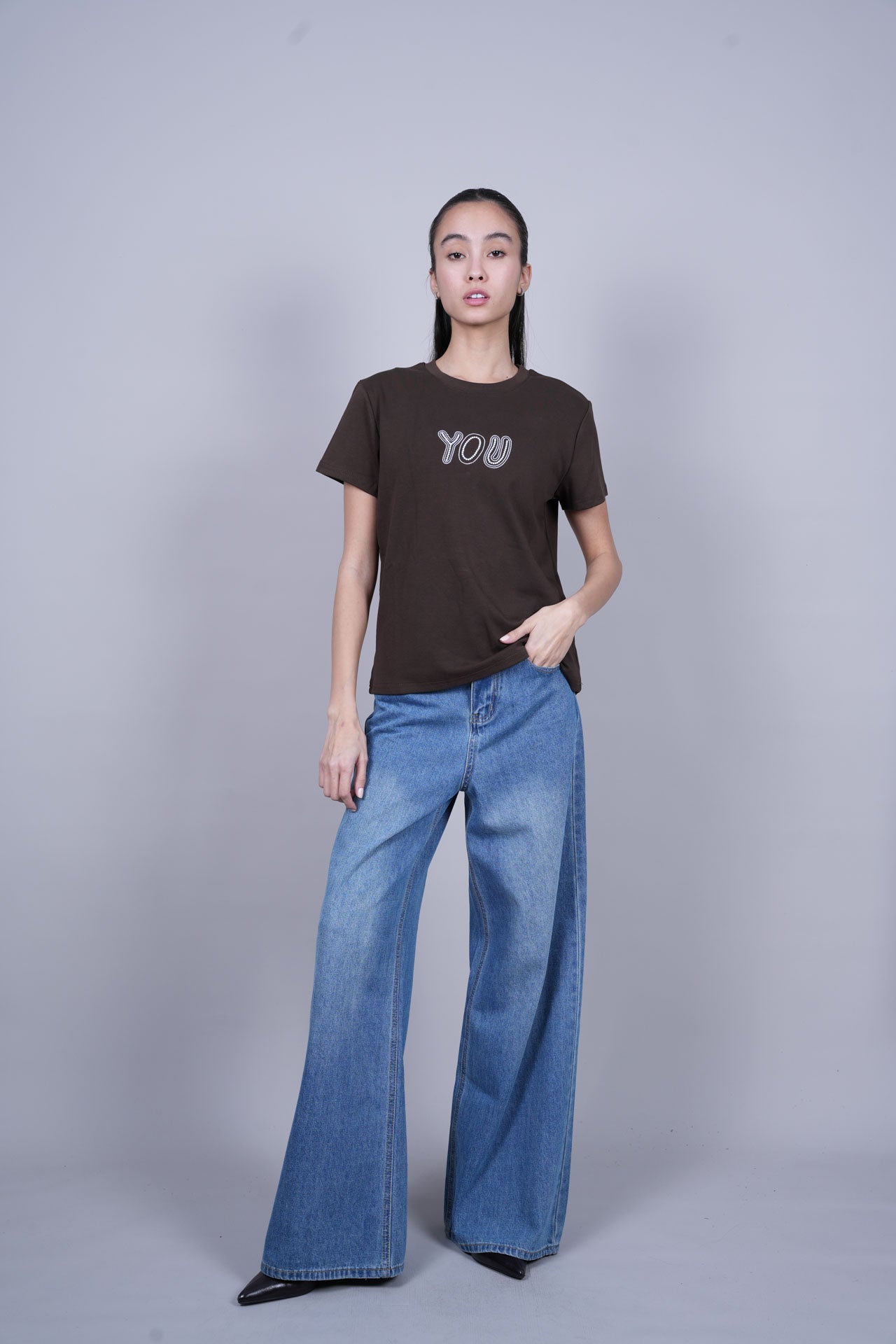 YOU TEXT GRAPHIC T-SHIRT
