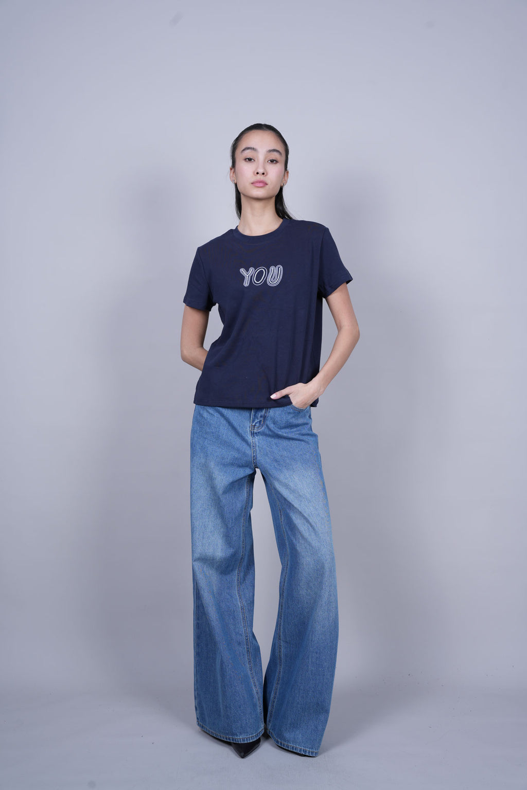 YOU TEXT GRAPHIC T-SHIRT