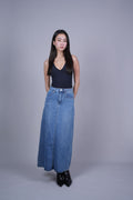 LONG DENIM SKIRT
