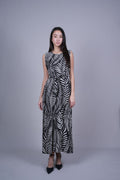 RESORT PRINT FLOWY DRESS