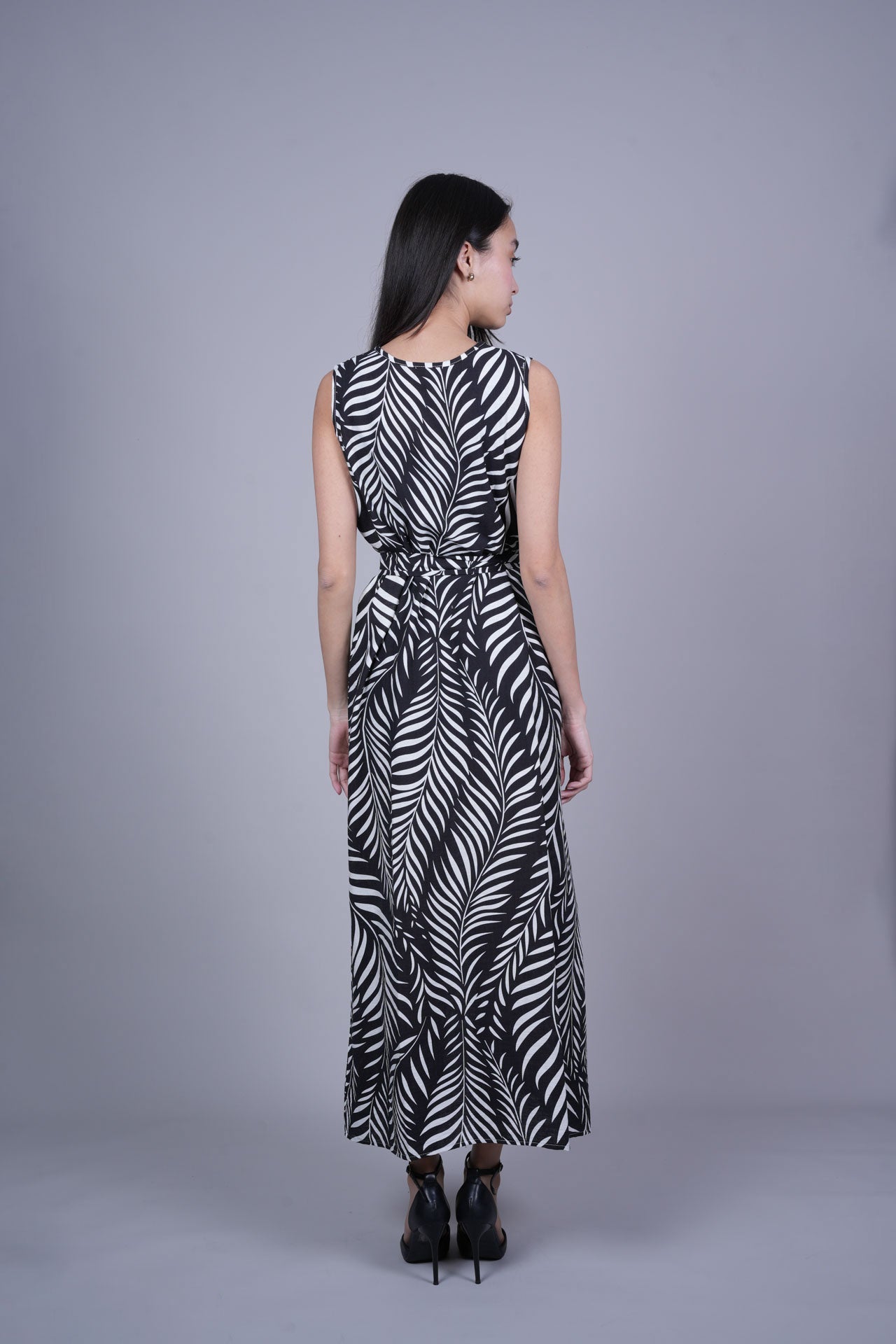 RESORT PRINT FLOWY DRESS