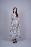 RESORT PRINT FLOWY DRESS