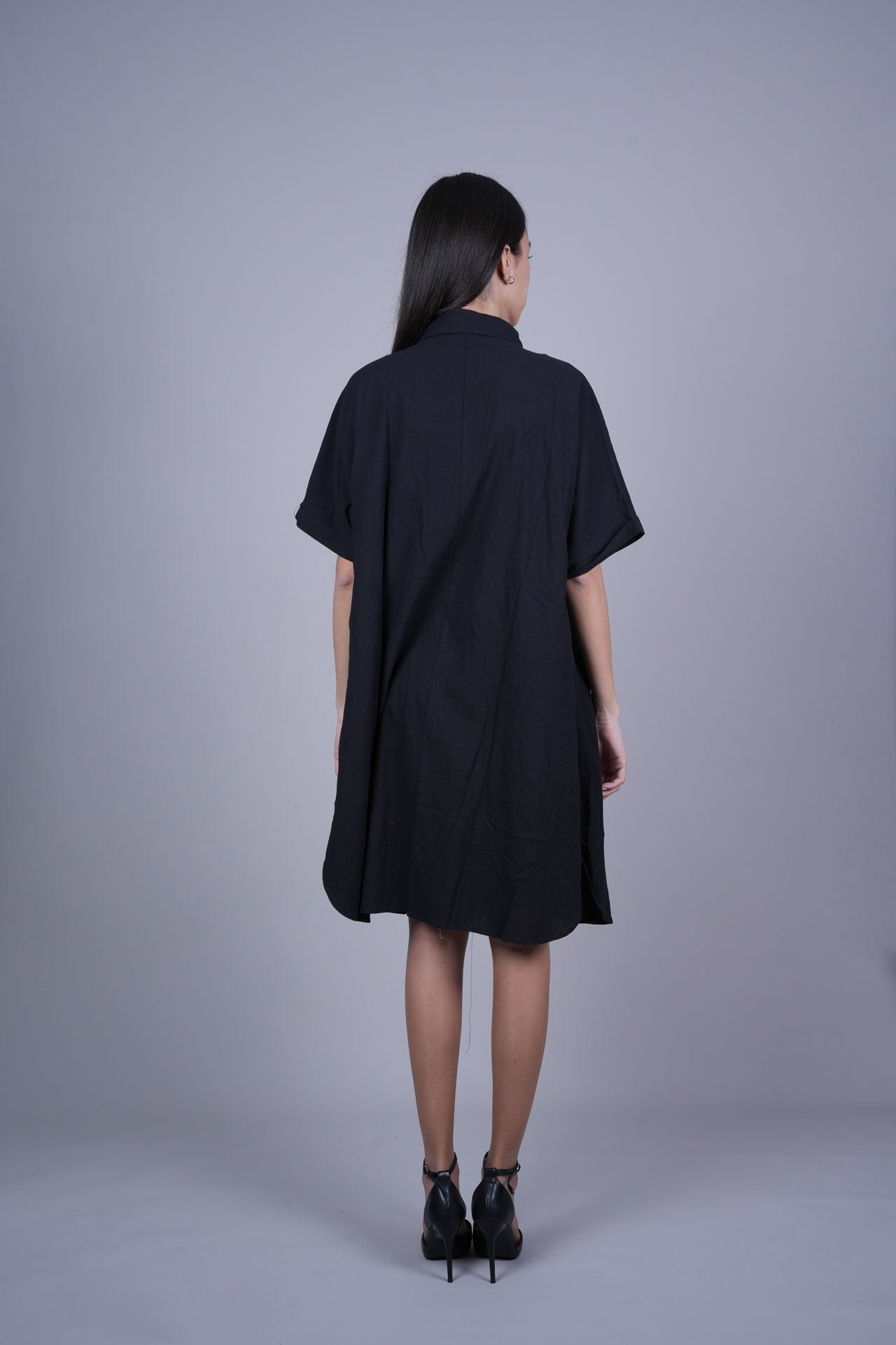 RELAXED FIT SHIRT DRESS