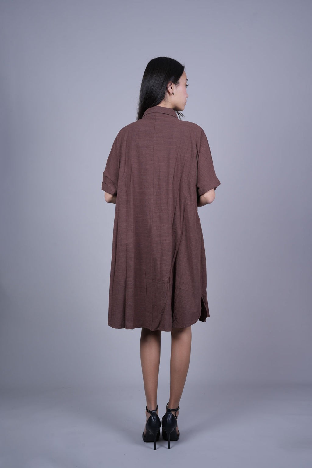 RELAXED FIT SHIRT DRESS