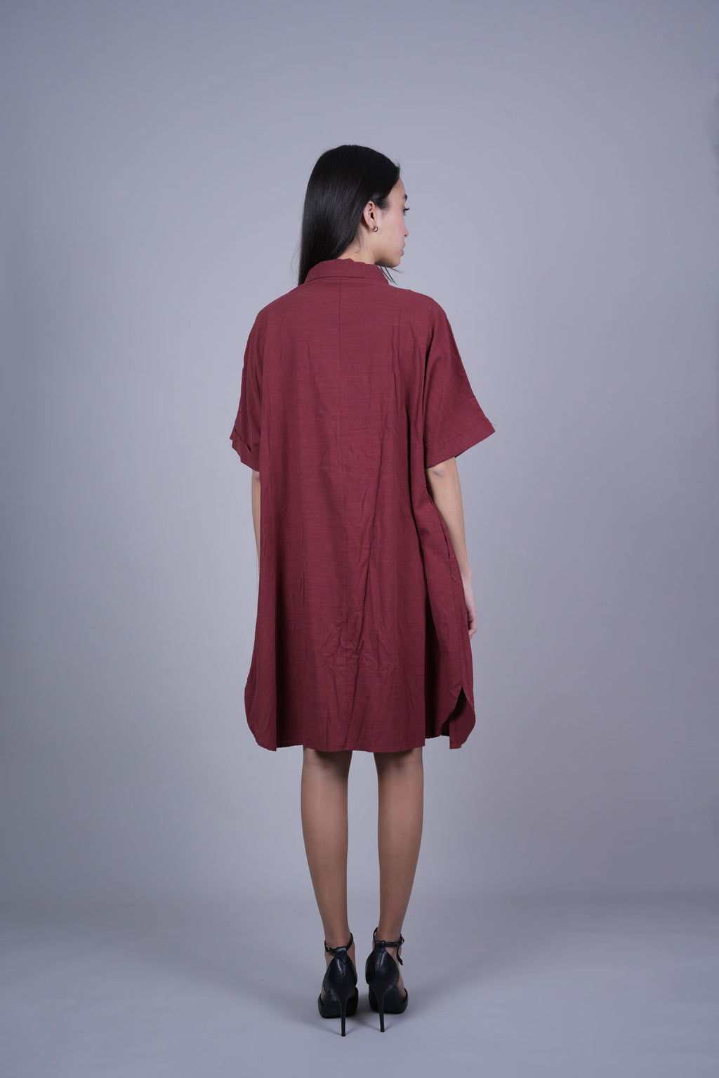 RELAXED FIT SHIRT DRESS