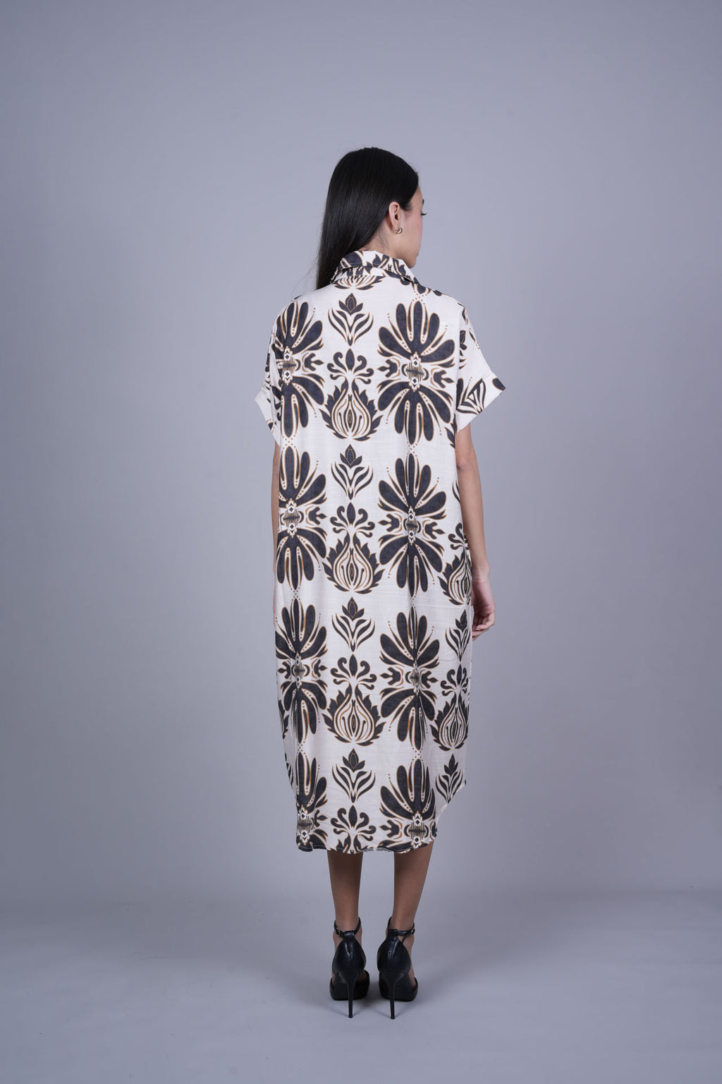 OVERSIZED RESORT SHIRT DRESS