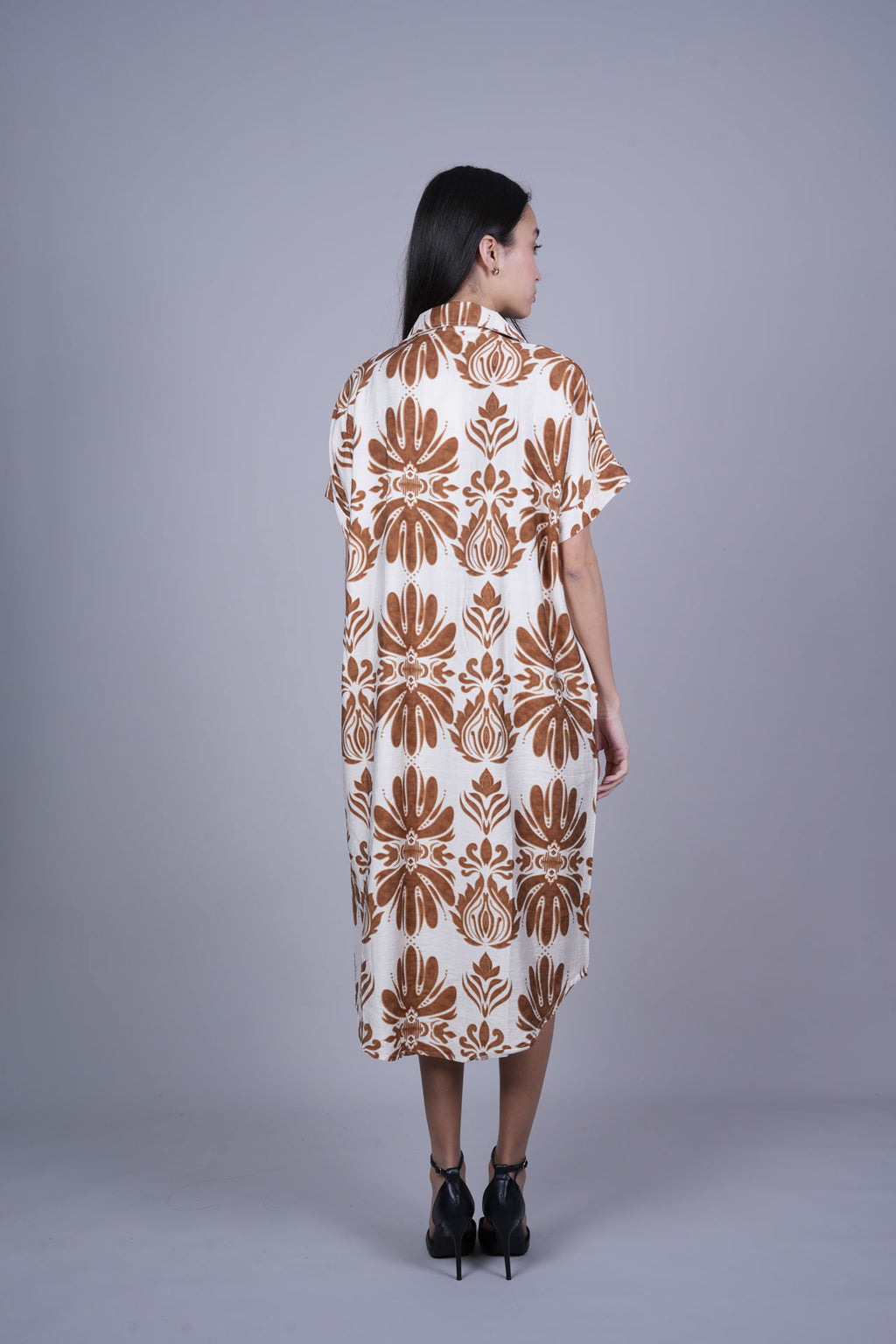 OVERSIZED RESORT SHIRT DRESS