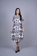 OVERSIZED RESORT SHIRT DRESS