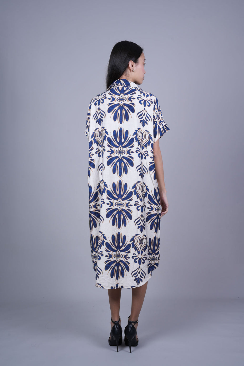 OVERSIZED RESORT SHIRT DRESS