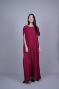 FLOWY CRINKLE MAXI DRESS