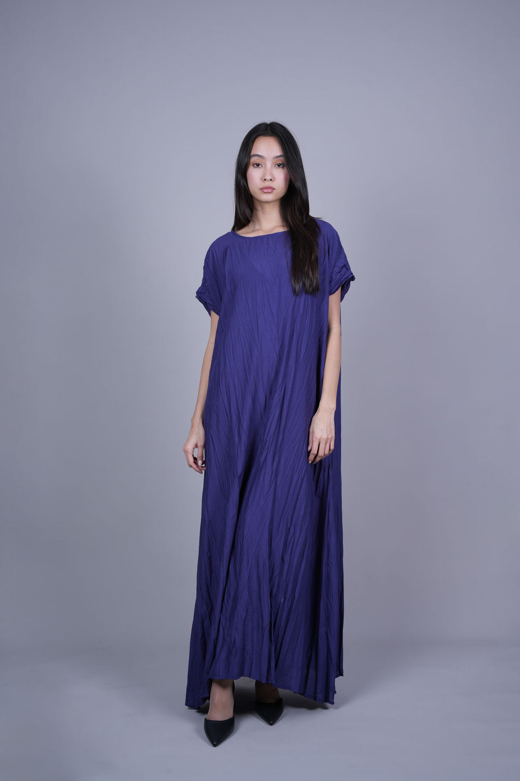 FLOWY CRINKLE MAXI DRESS
