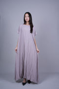 FLOWY CRINKLE MAXI DRESS
