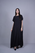 FLOWY CRINKLE MAXI DRESS