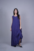 SLEEVELESS OVERSIZED MAXI DRESS