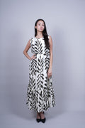 BOTANICAL PRINT MAXI DRESS