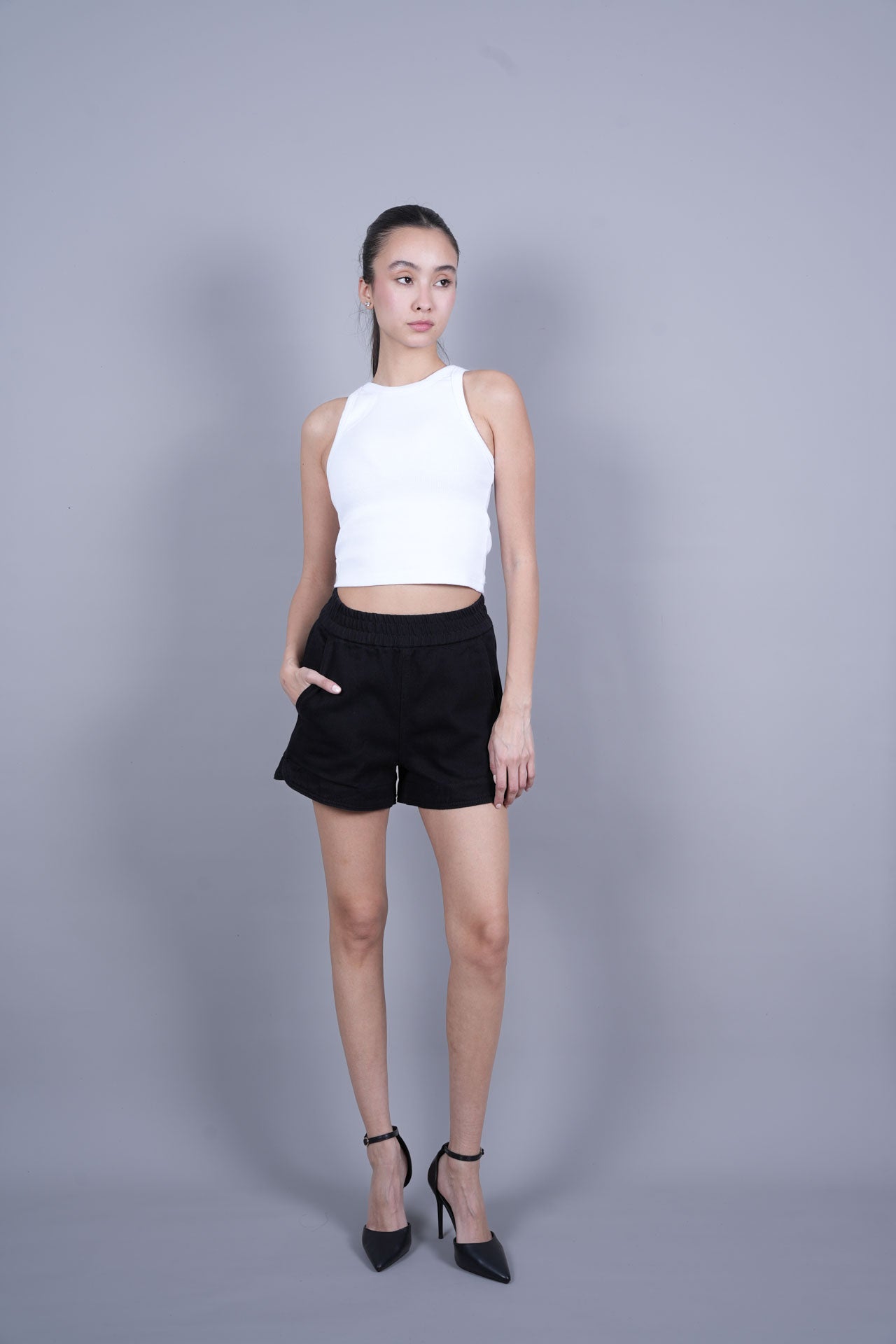 ELASTIC WAIST COMFORT SHORTS