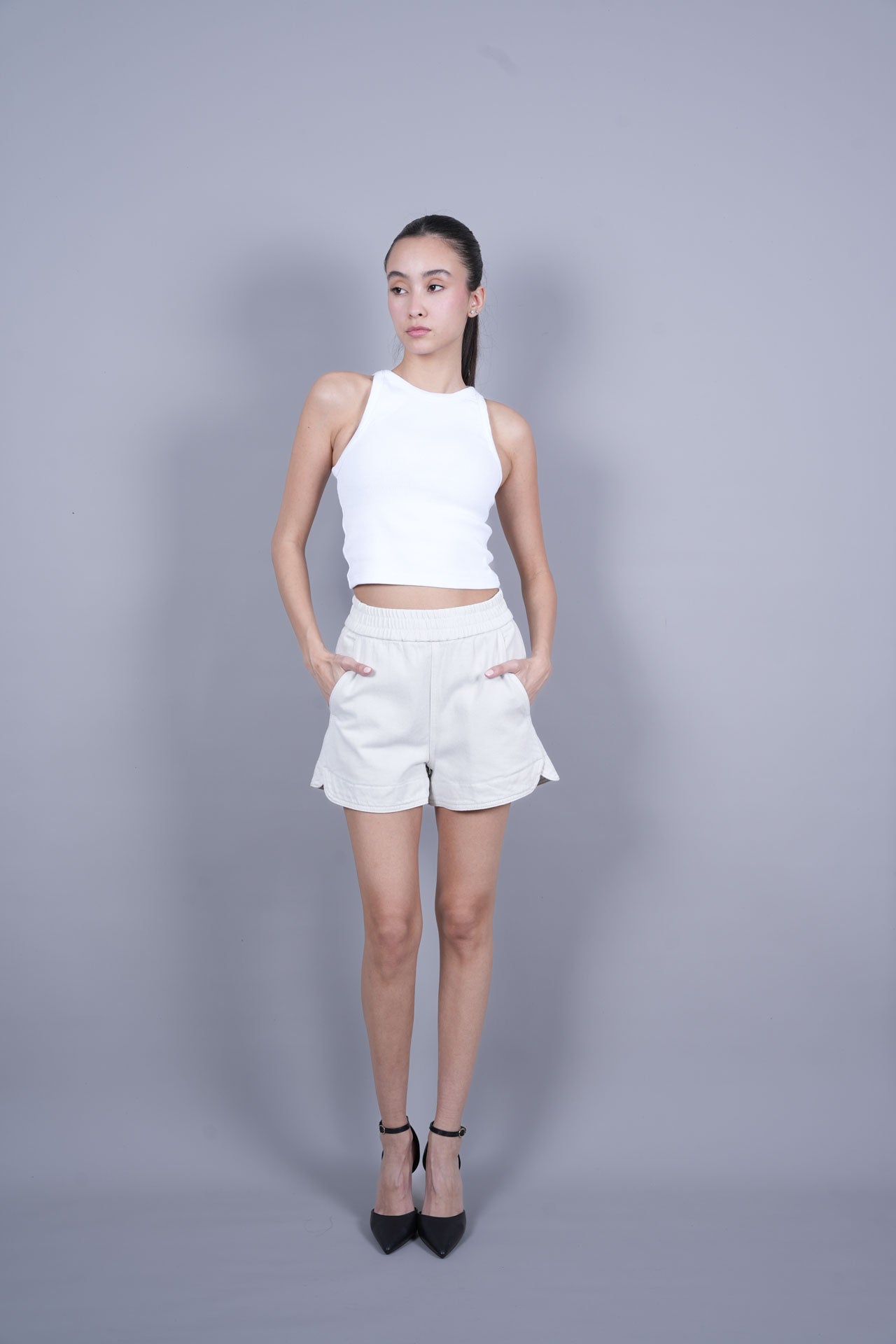 ELASTIC WAIST COMFORT SHORTS