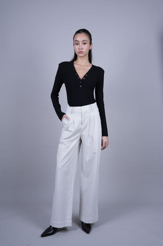 HIGH WAIST WIDE LEG PANTS