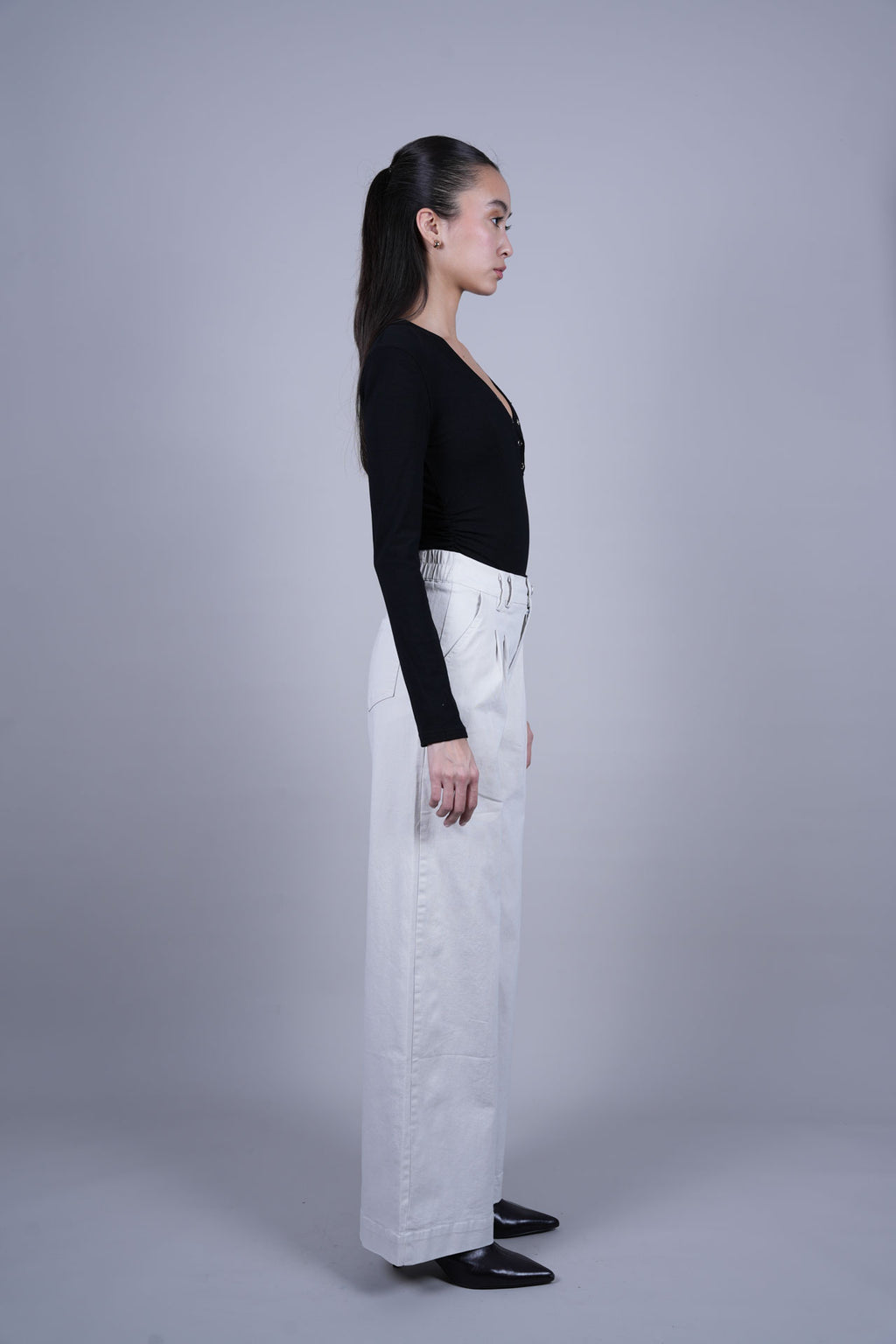 HIGH WAIST WIDE LEG PANTS