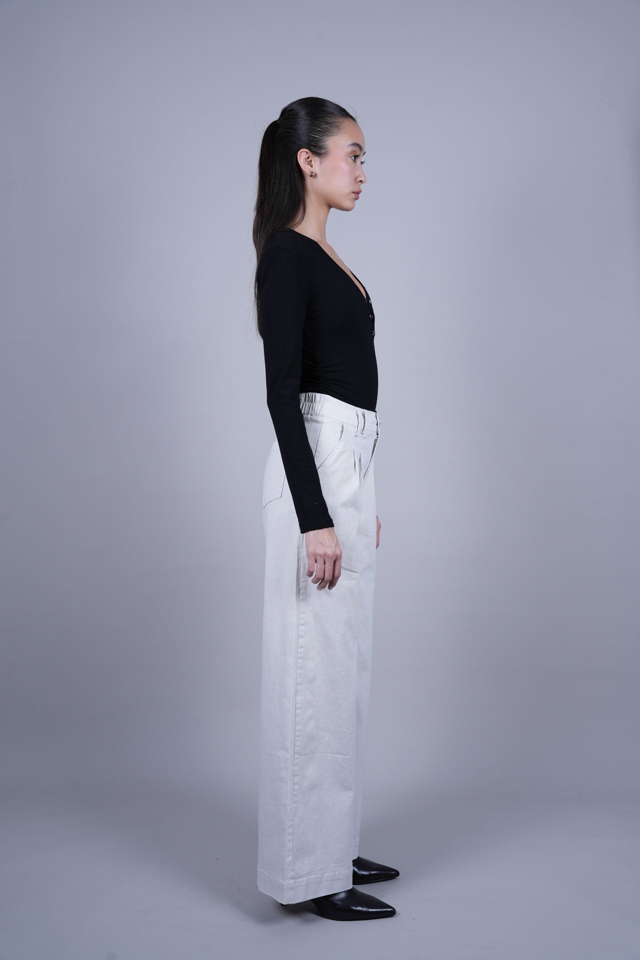 HIGH WAIST WIDE LEG PANTS