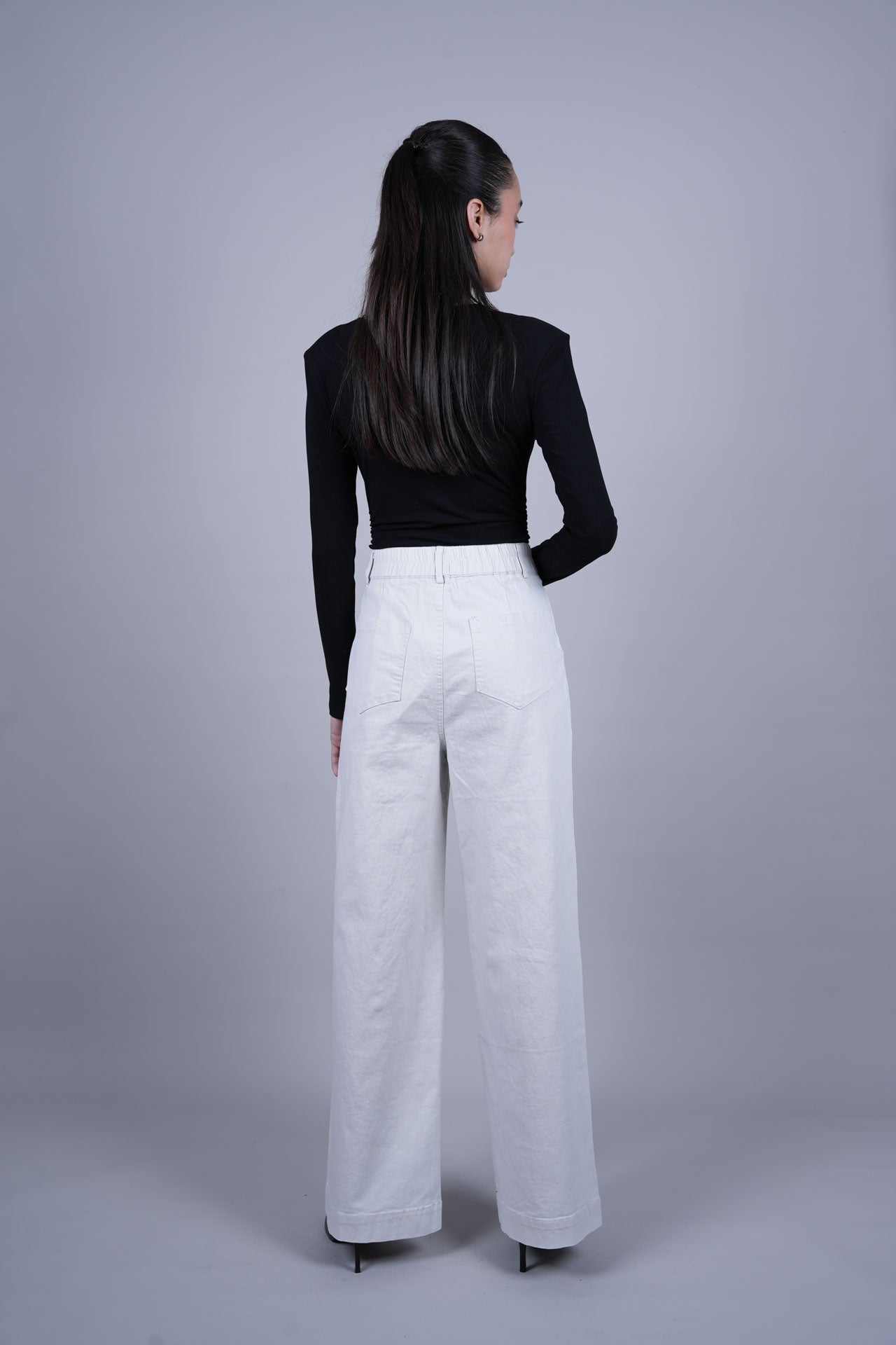 HIGH WAIST WIDE LEG PANTS