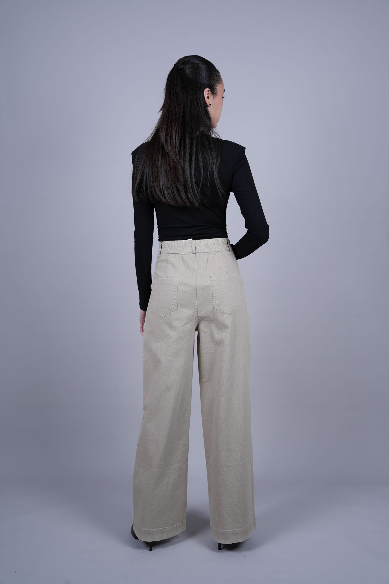 HIGH WAIST WIDE LEG PANTS