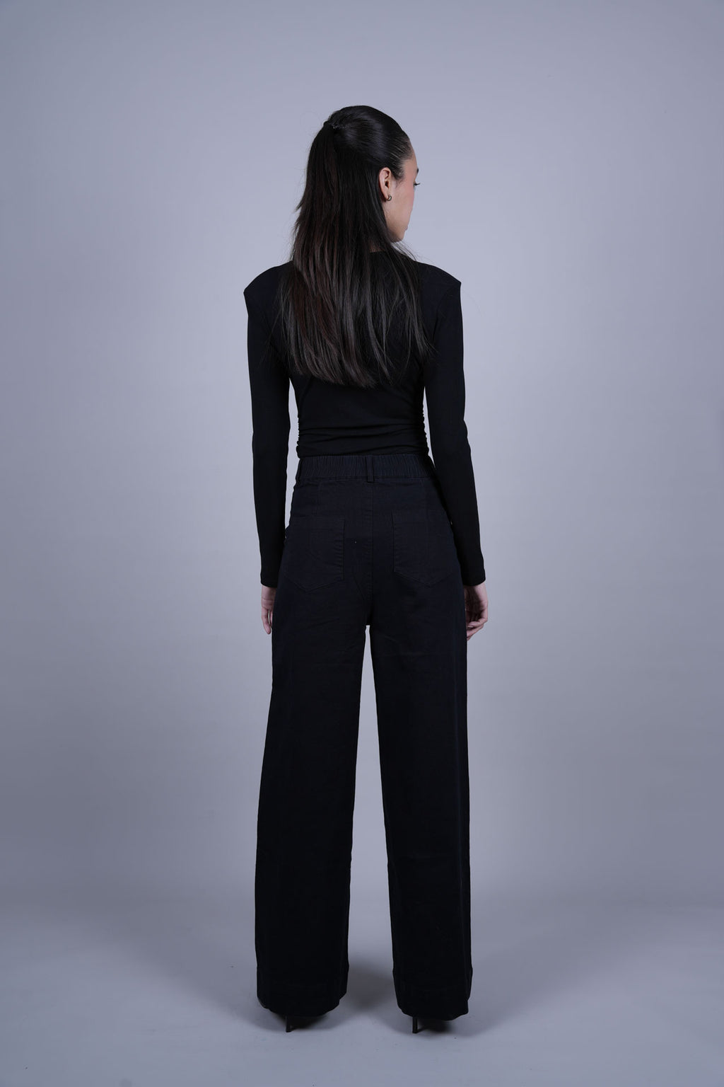 HIGH WAIST WIDE LEG PANTS
