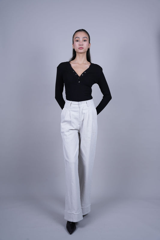 HIGH WAIST WIDE LEG PANTS